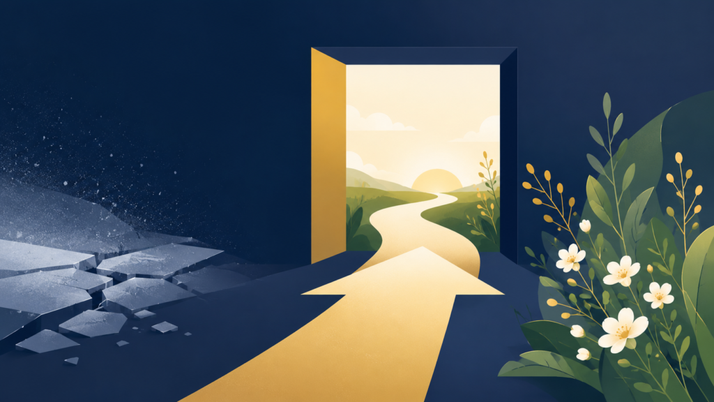 An opening doorway symbolizing federal hiring resuming in 2026